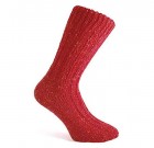 Ladies Donegal Socks Red