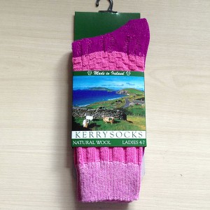 Kerry Socks Pink Striped