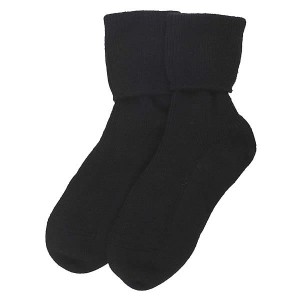 black cashmere socks