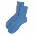 Ladies Cashmere Socks Blue