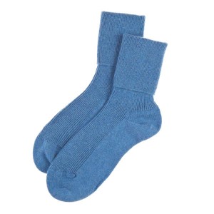blue cashmere socks