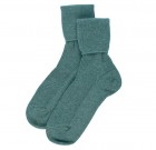 Ladies Cashmere Socks Green