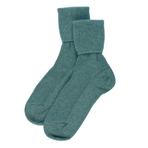 green cashmere socks