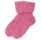 Ladies Cashmere Socks Pink
